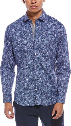 Tailorbyrd Tailorbyrd Floral Paisley Shirt