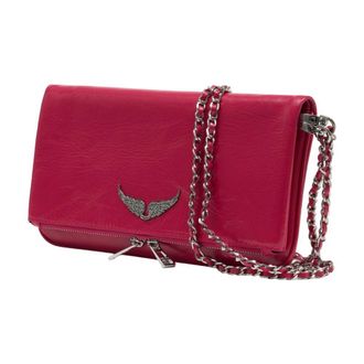 Zadig&Voltaire Womens Crossbody Bag Pink Calfskin