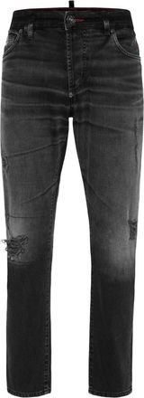 Philipp Plein Skinny Jeans - Heren - Slim Fit Jeans - Grijs - W30 - Denim - Jeans