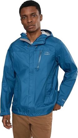 L.L.Bean Trail Model Rain Jacket Mens Clothing Deep Glacier Blue : 2XL, Nylon