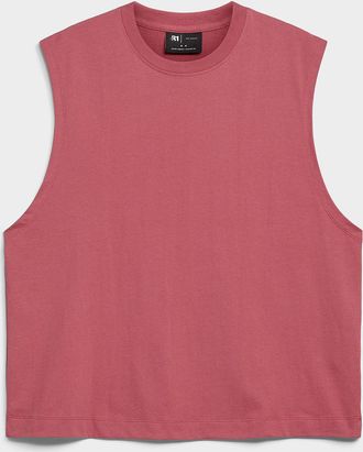 Le 31 Mens Solid sleeveless T-shirt Comfort fit