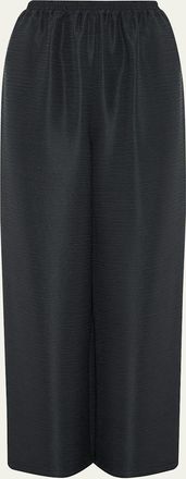 Eskandar Silk Flared Trousers