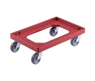 OEM Carro De Transporte Para Contenedor Europeo De 60x40, Rojo