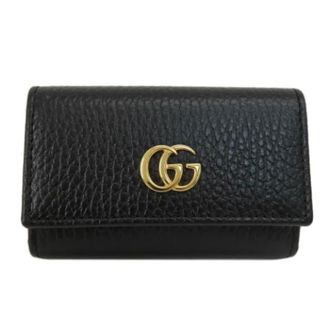 Gucci Pre-owned Accessories, female, Black, Size: ONE SIZE Pre-owned Leather key-holders