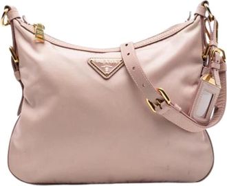 Prada Pre-owned Shoulder Bags, female, Pink, Size: ONE SIZE Pre-owned Vintage Crossbody Bag