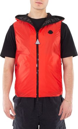 Moncler Reflective Logo Hooded Jacket, Brand Size 6 (US Size 3XL)