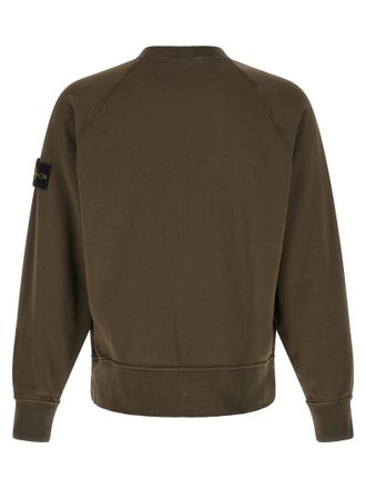 Stone Island Mens Gray Cotton Sweatshirt Clothing