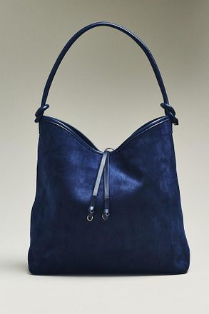 Mali + Lili Knotted Faux-Suede Tote Bag