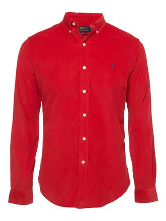 Ralph Lauren corduroy slim-fit shirt - Red