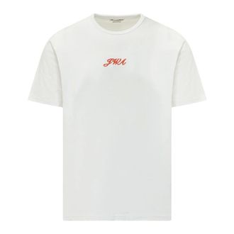 J.W.Anderson JWA Script T-Shirt - Heren - Tops - Wit - Maat: L Katoen