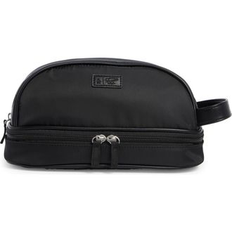 Original Penguin Drop Bottom Zip Top Dopp Kit in Black at Nordstrom Rack