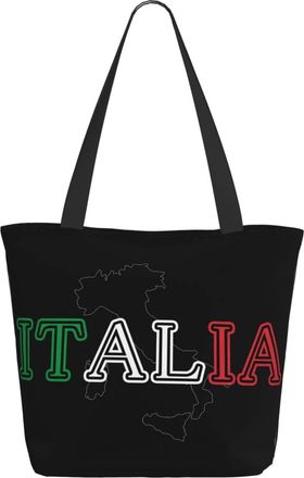 AOOEDM Italy Italian Map Ladies Shopping Bag 13x11x7in.The Perfect ValentineS Day Gift.It Is The Best ValentineS Day Gift For Mom, Daughter, Wife,Etc