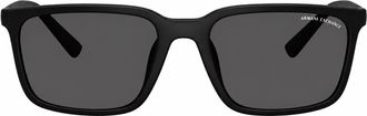 A|X Armani Exchange AX 4172SU 807887 57mm Unisex Rectangle Sunglasses