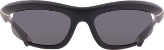 Burberry Dark Grey Irregular Ladies Sunglasses BE4462 418687 64