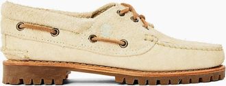 Timberland Womens Noreen Natural Suede Lace-Up Boat Shoes - Tan - Size: 7.5