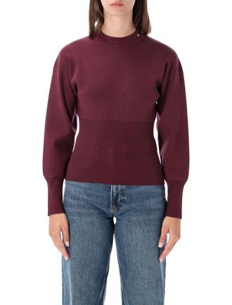 Anine Bing Imane Shaped Fitted Knit Sweater