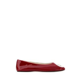 Tory Burch Reva Ballet - female - Tory Burch - Ballerina Shoes - Red - 5 1/2 UK - Shoes