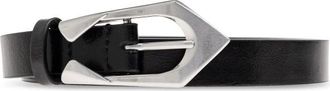 Iro Leren Riem met Gesp - Dames - Riemen - Zwart - 90 CM - Leer - Accessoires