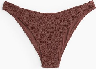 H&M Gesmokte Bikinihose - Beige