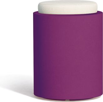 Monacis Puff Comfy Redondo Violeta En Pol&iacute;mero Monacis - &Oslash; 40 Cm - 54 H