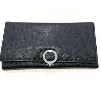 Bulgari Black Long Wallet (Bi-Fold) (Pre-Owned)