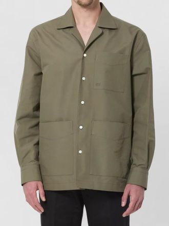 Bottega Veneta cotton shirt jacket regular fit