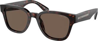Prada PR A04S 17N08T Mens Sunglasses Tortoiseshell Size 52