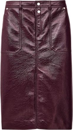 BA&SH Gonna midi Marylou con tasche - Viola