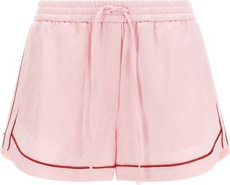 Off-white Multicolor Viscose Bermuda Womens Shorts