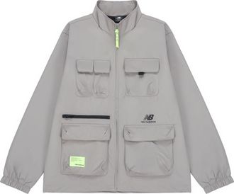 New Balance Casual Sports Stand Collar Woven Jacket Gray AMJ21368-MHD