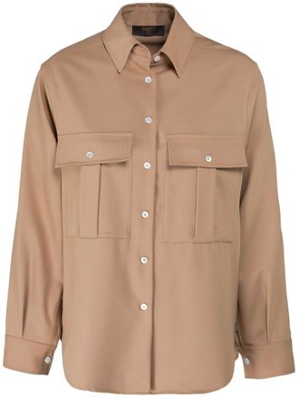 Moorer Zoia shirt - Neutrals