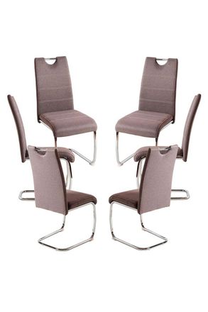 Regalos Miguel Regalos Miguel - Packs Sillas Comedor - Pack 6 Sillas Hallen Tela - Gris
