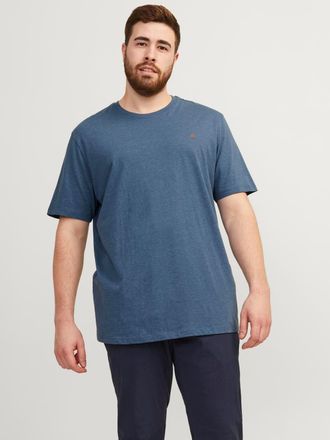Jack & Jones Plus Size Jack & Jones PlusSize JJEPAULOS TEE SS CREW NECK NOOS PLS mit Logo Stickerei