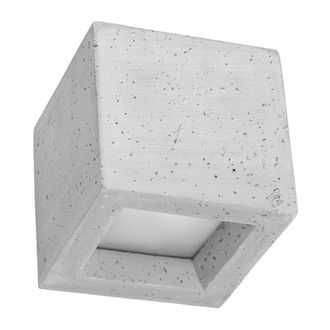 Wonderlamp Aplique de pared de cemento gris g9