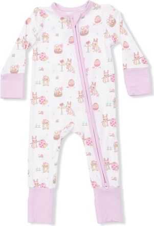 Angel Dear Easter Egg Hunt Convertible Romper in Ivory at Nordstrom, Size 18-24M