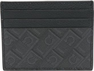 Ferragamo Slot portacarte con stampa - Nero