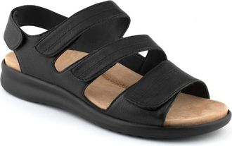 Ziera Womens Bonny Xw Sandals In Black/black Sole Leather