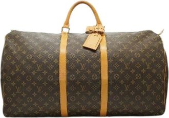 Louis Vuitton Pre-owned Monogram Keepall 60 - - Pre-owned - Donna - Marrone - ONE SIZE