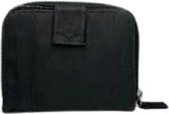 Prada Pre-owned Polyester Portemonnee - Dames - Vintage Accessoires - Zwart - ONE Size - Polyester - Vintage