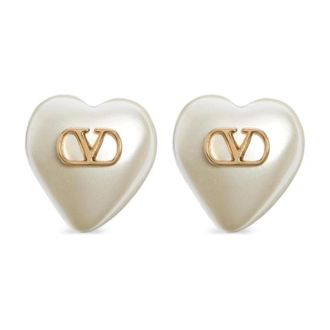 Valentino Earrings - Dames - Oorbellen - Beige - ONE Size - Accessoires