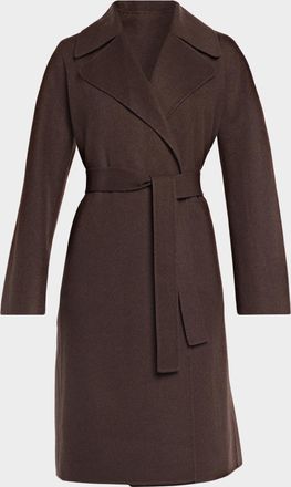 TSE Double-Faced Cashmere Long Wrap Coat