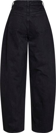 Jacquemus Womens Jeans The Ovalo De-N&icirc;mes Black Cotton