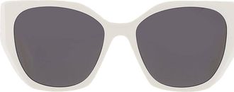 Prada Grey Butterfly Ladies Sunglasses PR 19ZS 1425S0 55