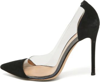 Gianvito Rossi Sandali Plexi con tacco a stiletto Pre-owned 105mm - Nero