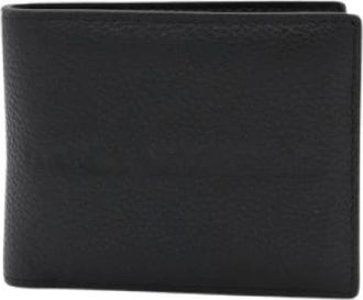 Karl Lagerfeld K/Essential Wallet - Heren - Portefeuilles - Zwart - ONE Size - Leer - Accessoires