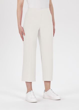 Stehmann Culotte STEHMANN FENJA, Damen, Gr. 34, N-Gr, kalklight,1037, Stoff, Obermaterial: 65% Viskose, 30% Polyamid, 5% Elasthan, straight fit 7/8-L&auml;nge, Hose