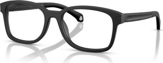 Moncler 56mm Rectangle optical glasses in Black at Nordstrom