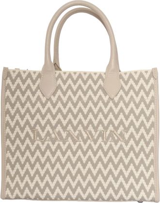 Lanvin Shopper - unisex - Shoppers - Beige - ONE Size - Katoen - Tassen