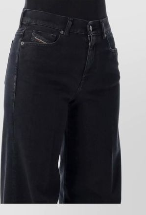 Diesel denim regular-rise flared jeans