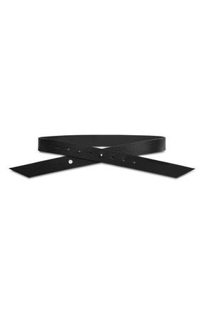 Rag & Bone Zoe Leather Belt in Black at Nordstrom, Size X-Small
